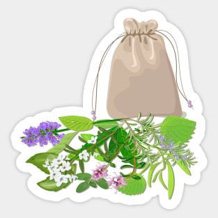 Kitchen Herbs | Aromatic herbs Sticker